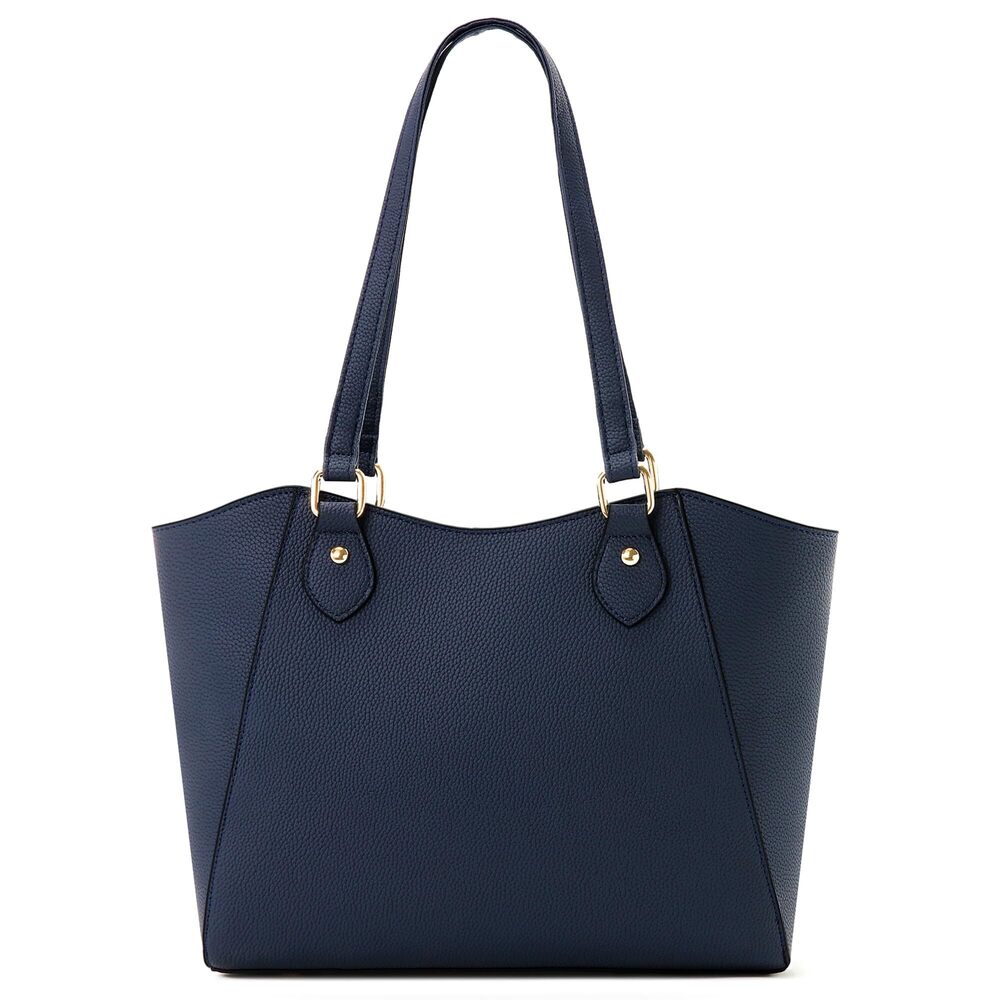 9199 Tote Bag Large Handbags and Purses PU Leather Shoulder Bags alz Navy